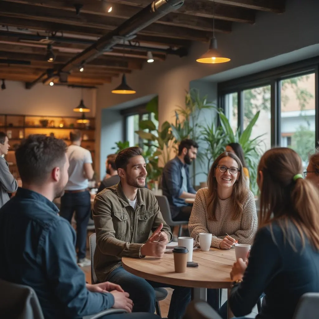 Freelancer networking meetup